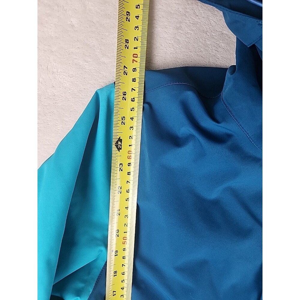 DC Shoes Snowboarding Varsity Jacket Womens L 10K Waterproof Winter Teal/Blue - Picture 8 of 16